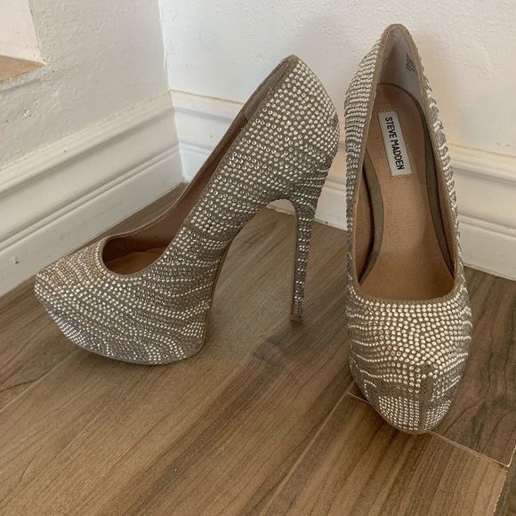 Steve Madden Platform Rhinestone Heel - Picture 2 of 4